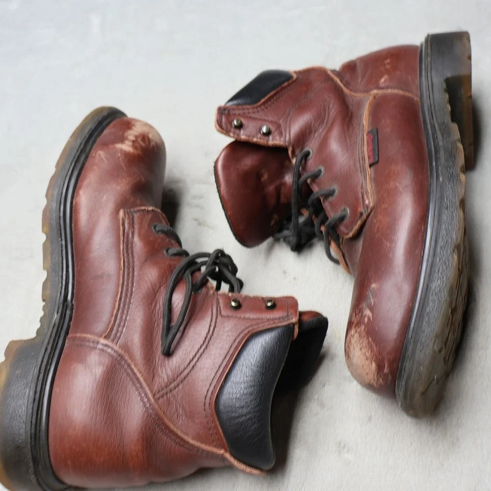 Red Wing Mens 10.5D Work Boots Red SuperSole 2.0 6
